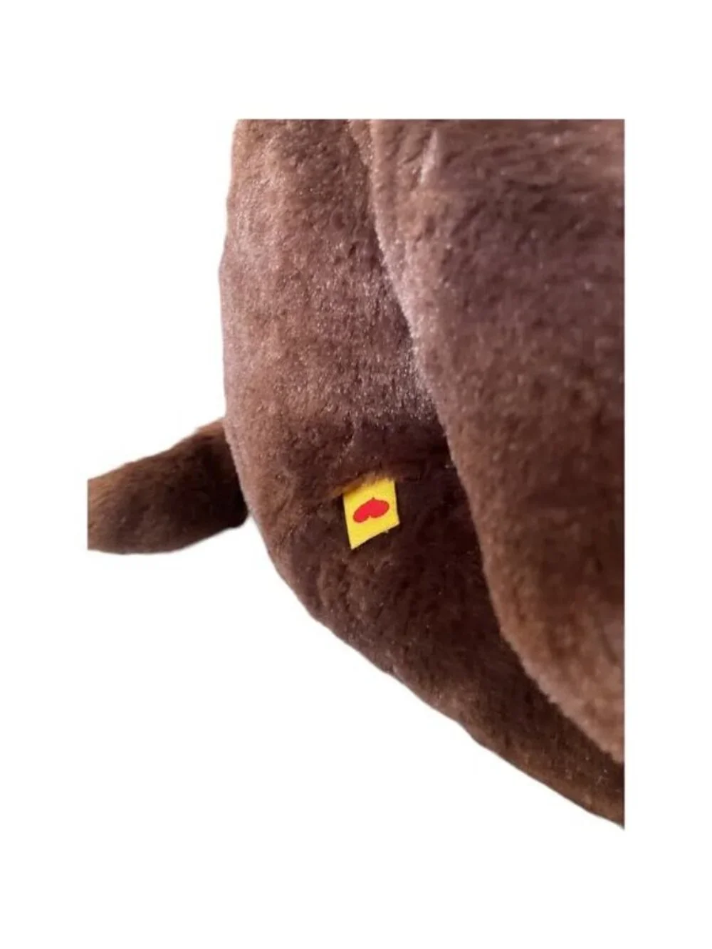 Build A Bear Lil Fudge Puppy Dog Plush Brown Cream Patch Eye Spot Retired BABW 1